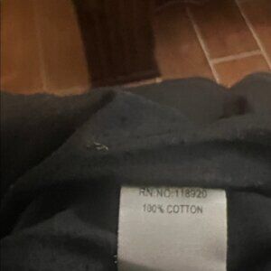 Lucy Paris Black Boho skirt with beige Embroidery zip at the side.